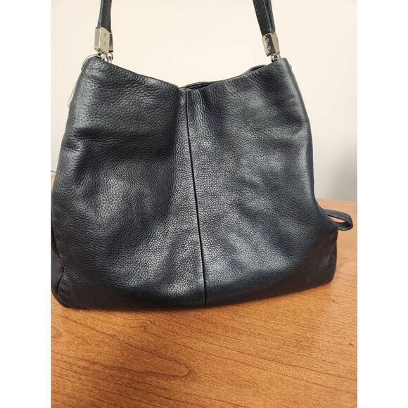 Coach 26224 Madison Phoebe Black leather Shoulder bag silvertone Hardware (PF) - Picture 3 of 14